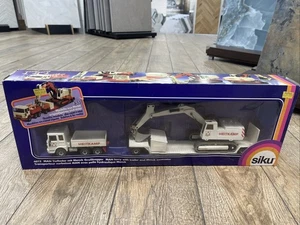 Siku Super Serie 4012 MAN Tieflader mit Menck M500H Großbagger 1980 - Bild 1 von 7