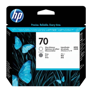 Original HP 70 Gloss Enhancer & Grey Printhead (C9410A) - Afbeelding 1 van 3