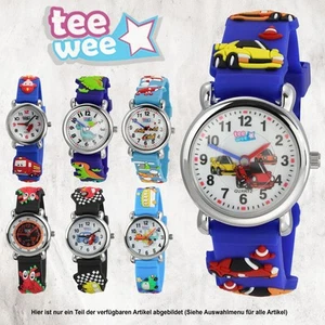 Tee-Wee Kinder Uhr 27mm Analog Jungs Motive Armband bunt Kautschuk UW101X - Bild 1 von 12