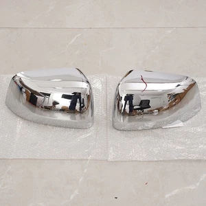 Chrome View Side Mirror Cover Cap Trim For Jeep Grand Cherokee Durango 2011-2021 - Picture 1 of 11