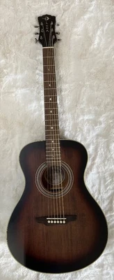 Luna Art Vintage Folk Size Solid Spruce Top Distressed Acoustic Guitar - Image 1 of 4