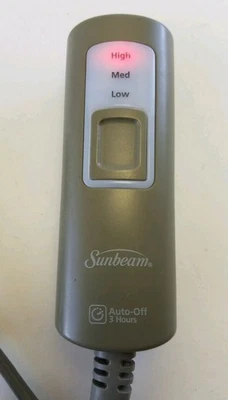 Sunbeam Heated Blanket Control Style T85B 3 Prong Replacement Power Cord S02-L - Image 1 of 4