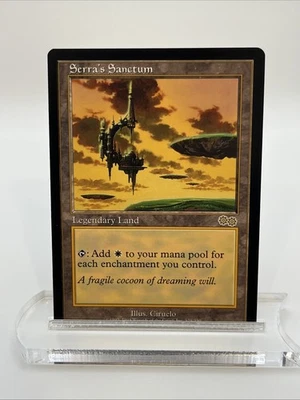 Serra’s Sanctum Urza’s Saga 1998 Near Mint Mtg Magic The Gathering Illus Ciruelo - Image 1 of 4
