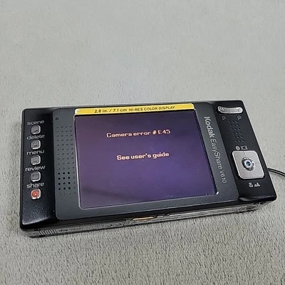 Kodak EasyShare V610 6MP Digital Camera – Error E45 – AS IS Parts/Repair - Image 1 of 4