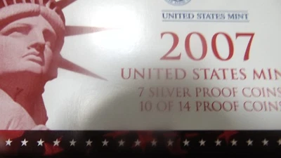 2007 US Mint Silver Proof Set-14 Coins - Image 1 of 4