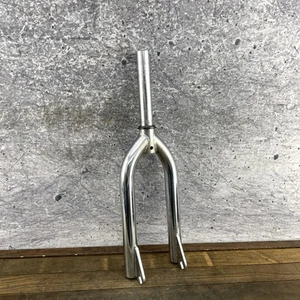 BMX Bike Threadless Fork 1-1/8 in Mid School BMX Chrome Dropouts Vintage - Picture 1 of 15