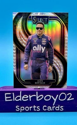 Alex Bowman Trackside Nascar Logo Silver Prizm SP 2025 Panini Select Racing Foto 1 de 2