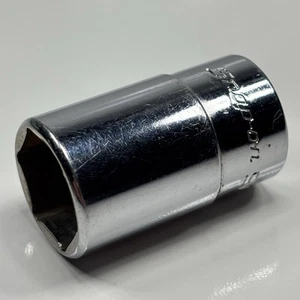 Snap On Tool TMS18 1/4 Dr 6Pt SAE 9/16 Flank Dr Semi Deep Chrome Socket USA 1992 - Picture 1 of 10