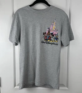 Walt Disney World Shirt Adult Small Gray 25th Anniversary Mickey Vault 50th EUC - Picture 1 of 18
