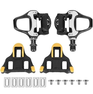 Road Bike Cleats Pedals Self-lock Bicycle Shimano SPD-SL Style Pedals 9/16 - Picture 1 of 4