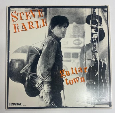 Steve Earle - Guitar Town Vinyl LP MCA-5713 EX - Image 1 of 4