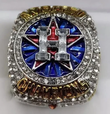 Houston Astros 2017 MLB World Series Champions Replica Ring - Gattis - Image 1 of 4