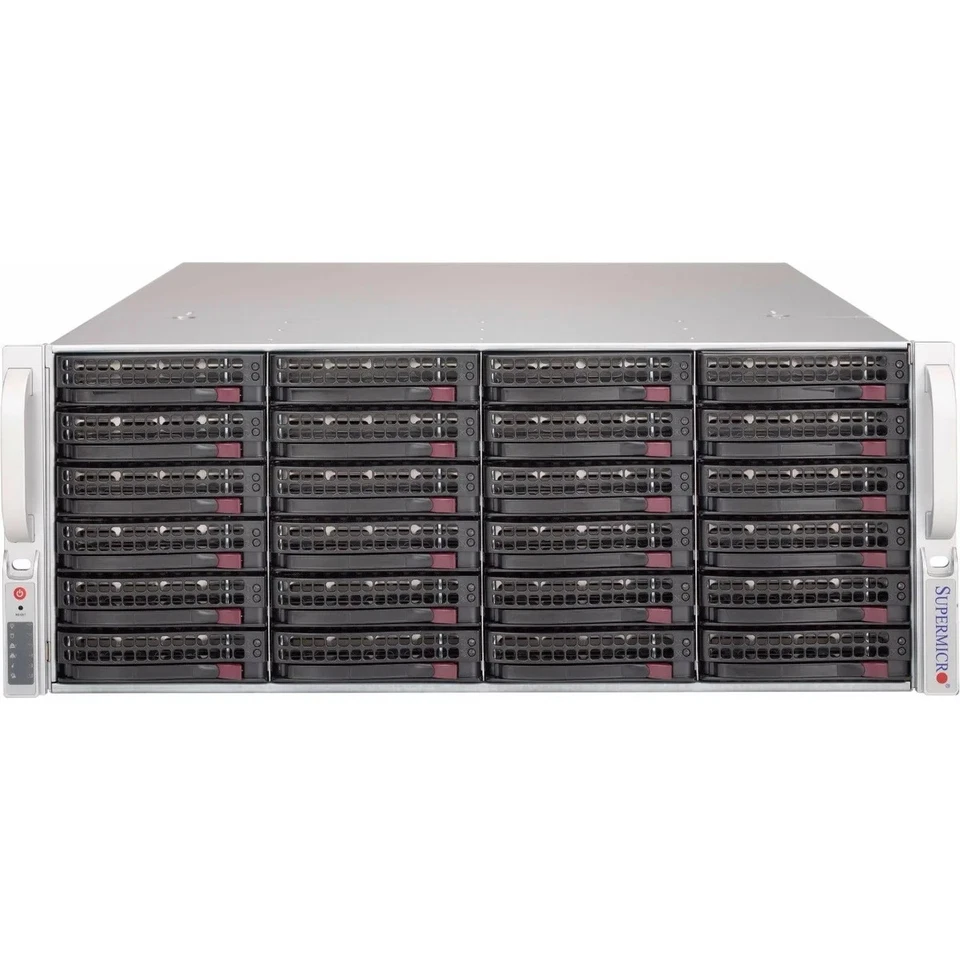 Supermicro CSE-846 X11DPH-T 24LFF: 2x Intel Xeon 4110, 64GB RAM, AOC-S3008L-L8e - Bild 1 von 1