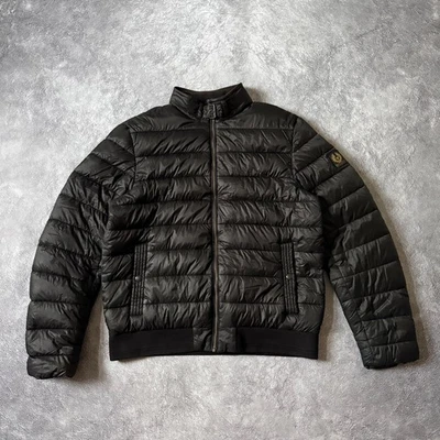 Chaqueta negra acolchada de nailon Belstaff para hombre talla M UK 38 Foto 1 de 4