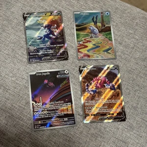 Iron Jugulis, Hisuian samurott V , Frigibax, Drapion V - Picture 1 of 5