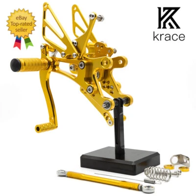 For Yamaha YZF R1 1998 1999-2002 2003 CNC Rearset Footrest Footpegs Motorcycle — 第 1/4 张图片