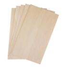 10x Wood Sheets DIY Wood Plate Board, Unfinished Wood Board, Thin Wood Slices
