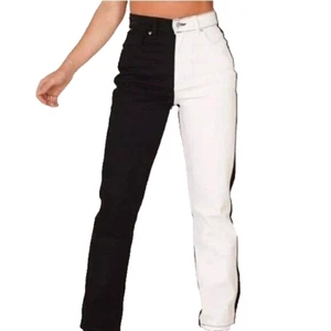Revice Dream Fit XOXO Black/White Denim Jeans Womens Size 27 - Picture 1 of 8