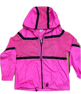 Victoria’s Secret PINK Windbreaker Size XS Neon Pink - Picture 1 of 6