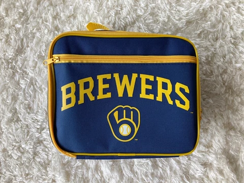Milwaukee Brewers Lunch Bag Cooler Carrying Case Brand New Kids Crew School SGA Cover