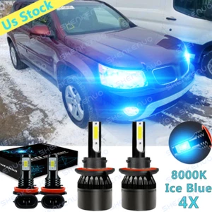 For Pontiac Torrent 2006-2009 Combo H13 LED Headlight+H11 Fog Light Bulbs 8000K - Picture 1 of 12
