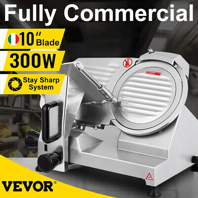 VEVOR Commercial Meat Slicer 10''/250mm Electric Deli Food Cutter Processor 300W • 379.99$