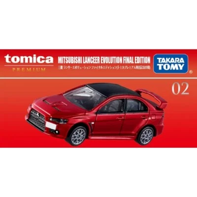 Tomy Tomica Premium TP02 Mitsubishi Lancer Evolution Limited Edition Toy Car - Image 1 of 4