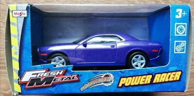 dodge challenger Maisto Fresh Metal Power Racer Violet neuf en boîte  - Photo 1/2