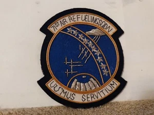 USAF 71ST REFUELING Squadron Color Patch 3 3/4 X 3 1/2 inches - Picture 1 of 2