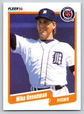 1990  Fleer #604 Mike Henneman Detroit Tigers