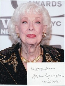 Joyce Randolph from The Honeymooners Original Autographed 3 x 5 card as pictured