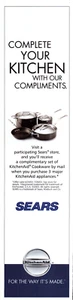 Sears Kitchen Aid Appliances Cookware Offer Complete Vintage Print Ad 2003 - Picture 1 of 4