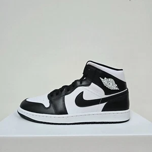NIKE AIR JORDAN 1 MID SE "PANDA" (DV0991 101) TRAINERS VARIOUS SIZES - Picture 1 of 9