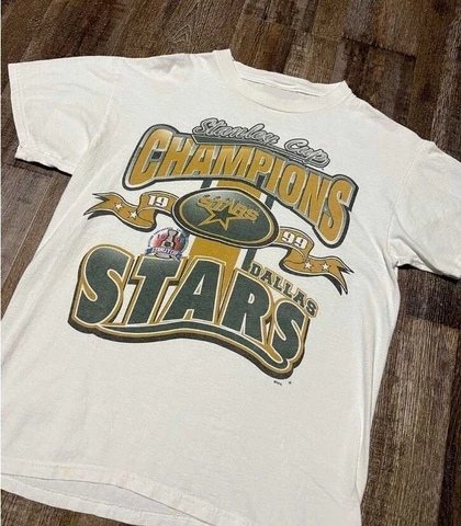 Stanley Cup Dallas Stars Hockey Vtg 90s T Shirt Gift for men women s-3xl Cover