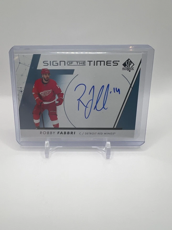 22-23 SP Authentic Sign Of The Times Robby Fabbri #SOTT-RF - Image 1 of 2