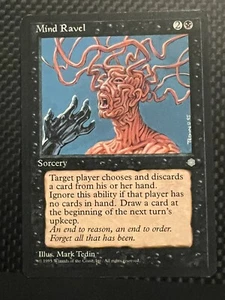 Mind Ravel, MTG Ice Age (1995) Common Black Sorcery NM - Picture 1 of 1