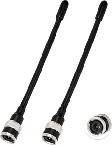 2x Antena UHF 400-470MHz Radio bidireccional BNC macho para radio portátil/portátil CB - Imagen 1 de 6