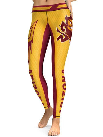 Arizona Sun Devils Leggings Small-XXL (0-14) Football College University AZ Cover
