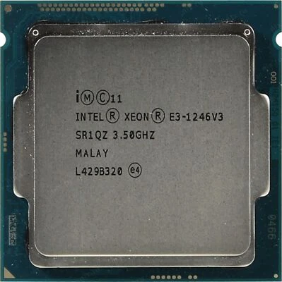 Intel Xeon E3-1246 v3 SR1QZ 3.50GHz 8MB 5GT/s Quad Core LGA1150 CPU Processor - Image 1 of 3