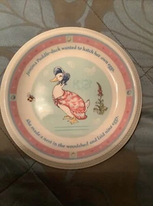 Wedgwood Peter Rabbit Jemima Puddle Duck Children’s Plate - Picture 1 of 3