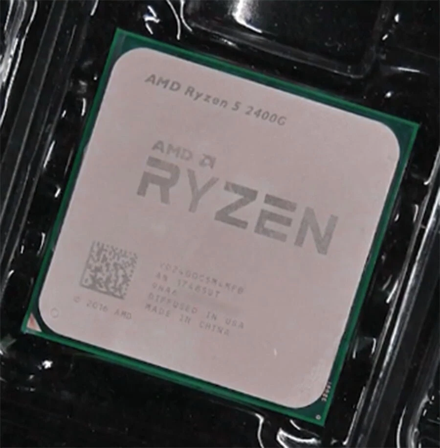 AMD Ryzen 5 2400G R5-2400G 3.6-3.9GHz 4Core 4M 8T Socket AM4 65W CPU Processor- - Image 1 of 1