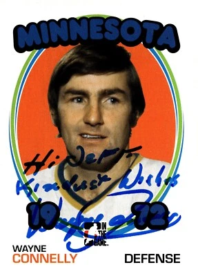 Wayne Connelly - Firmado 2009-10 ITG 1972 El Año en Hockey #119 'A Jeff' Foto 1 de 2