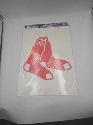  Boston Red Sox MLB 11'' Large ''Hanging Socks'' Multi-Use Team Logo Decal - Image 1 of 4