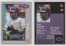1993 Lime Rock Dominican Winter League Luis Polonia #111