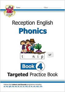 Reception Ages 4-5 Phonics English Targeted Practice Book 4 Cgp - Picture 1 of 8