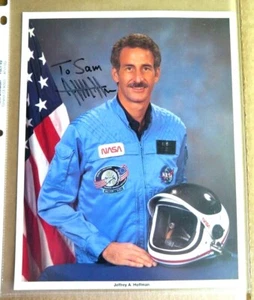 Jeffrey Hoffman signed NASA Photograph Shuttle Astronaut AUTOGRAPH SPACE USA - Picture 1 of 4