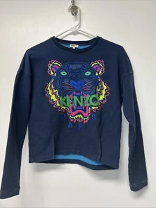 Kenzo Sweatshirt Tiger bestickt Damen klein bunt Crop �� - Bild 1 von 17