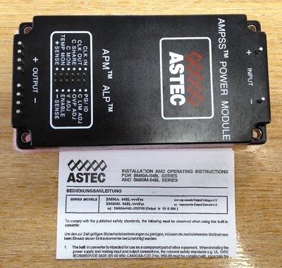 ASTEC BM80M-048L-033F70 AMPSS Power Module 48VDC In 3.3VDC Out 230W Max - Image 1 of 3