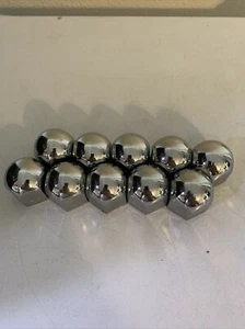 chrome round semi lug nut covers 33mm 1.5x1.5” - Picture 1 of 2