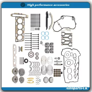 12609858 For 2010 11-16 2017 Chevy Equinox 2.4L L4 Engine Overhaul Rebuild Kit - Foto 1 di 24
